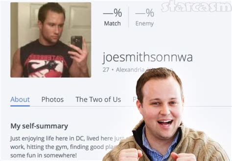 He is married to anna duggar. Did Josh Duggar use this OKCupid account, too?