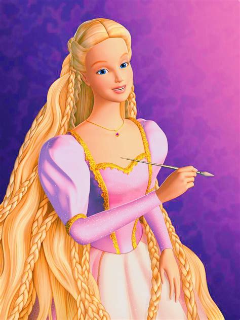 Princess rapunzel is the heroine of the disney's 50th animated film tangled. Rapunzel | Barbie cartoon, Barbie movies, Barbie princess