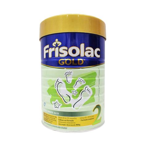 Anda bisa membelinya di minimarket terdekat atau situs jual beli online. Frisolac Gold 2 Susu Formula 900 gram | Shopee Indonesia