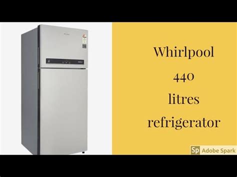 The company entered the indian market in the late 80s and has since then managed to earn a place as one of the more trusted brands in the company. Whirlpool 440 litres refrigerator (DEMO) - YouTube