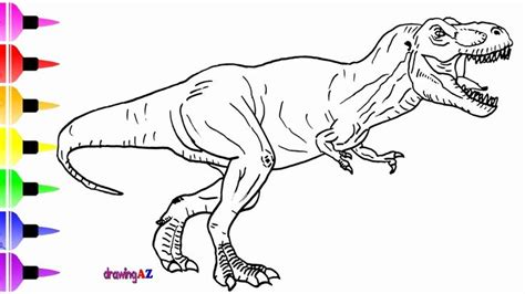 Dinosaurs featured in jurassic park / jurassic world movies. Tyrannosaurus Rex Coloring Page Best Of Jurassic World ...