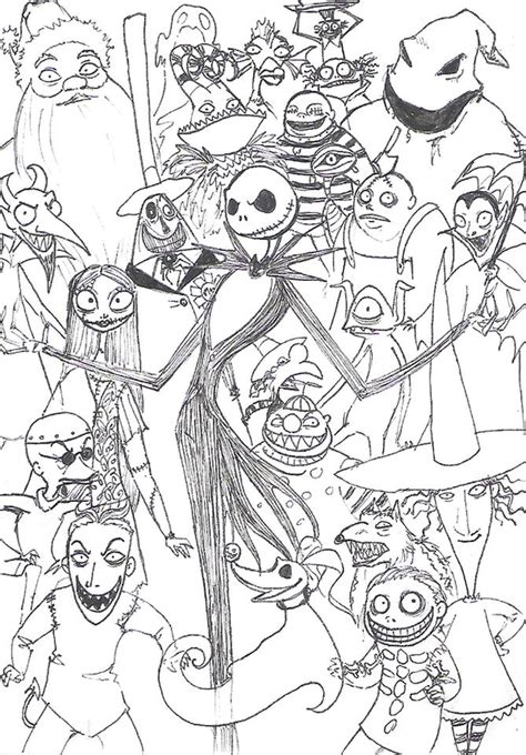 Are you on the lookout for a lovely coloring web page on your youngsters? Get This Nightmare Before Christmas Coloring Pages ...