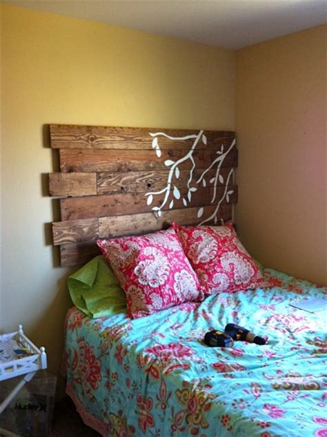 Feb 03, 2021 · use one of these free bed plans to build a bed for yourself, your child, or to give as a gift that will be cherished for years. Decorates Your Bed In Pallet Headboard Budget | Freshnist
