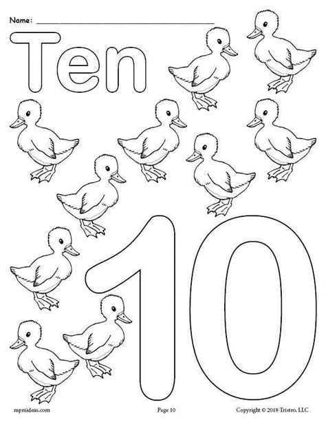 Use the download button to find out the full image of. FREE Printable Animal Number Coloring Pages - Numbers 1-10! #learnarabicforfree | Numbers ...