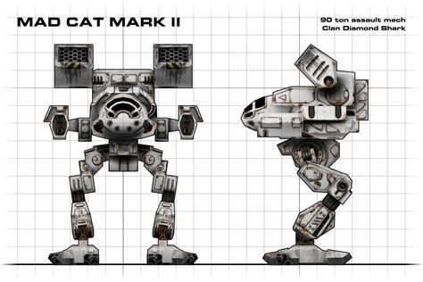 #battletech #fasa #mad_cat #madcat #mech #mecha #mechwarrior #robot #robotics #timber_wolf #timberwolf #walker. MWO: Forums - Mad Cat Mk Ii, The Big Cat (Or Big Alpha ...