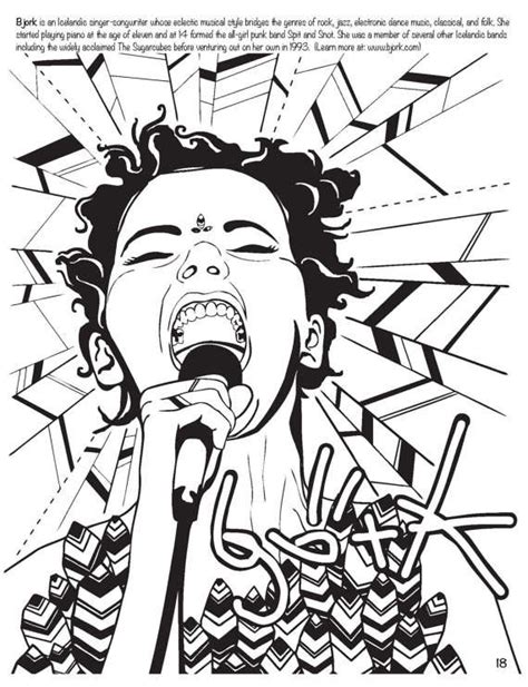 See our coloring pages gallery below. Feminist Rockstar Sketchbooks : Women Who Rock Coloring