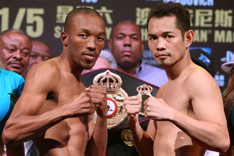 Previously he held the ibf flyweight title from 2007 to 2009, the unified wbc and wbo. Donaire vs Vetyeka weights: Nonito Donaire 126, Simpiwe ...