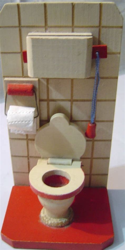 Es gibt ganz einfache und schöne ideen und ikea hacks. TOILETTE- Puppenstube, 50er Jahre DDR | Puppenhausmöbel ...