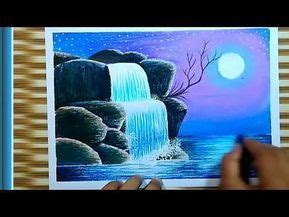 Dengan cara mewarnai pemandangan seperti ini, maka akan menimbulkan efek transisi dan gambar pemandangan terlihat lebih nyata. Cara Menggambar Pemandangan Indah - Air Terjun (19 ...