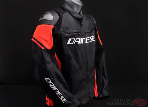 Vr46 pole position leather jacket black/yellow fluo. Dainese Racing 3 Perforated Leather Jacket