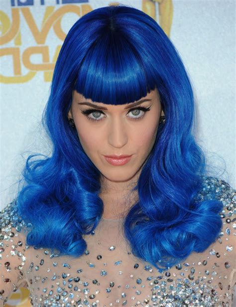 See the star's new look. Blue Hair Dye | Katy perry hair, Katy perry makeup, Katy perry