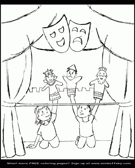 Coloring with your kids is fun, but it's double the fun when you can create custom coloring pages get artsy and make your own coloring pages! Puppet Coloring Page - Coloring Home