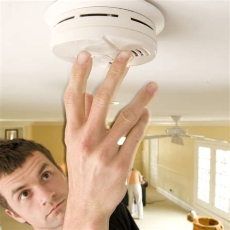 Inside of the smoke detector is a battery that's all types of smoke alarms should be tested once or twice every year, though those that run on batteries alone should be tested monthly. THE ROVING RANTER: October 2010