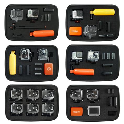 Gopro has become synonymous with capturing the moment in adventurous conditions through its array of action cameras and accessories. Carrying Case with Fully Customizable Interior for Gopro ...