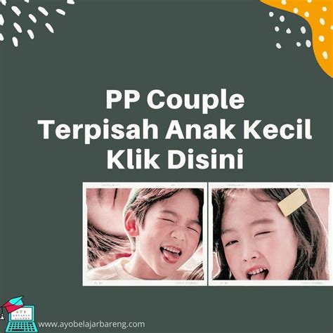Foto profil wa couple anak kecil. Pp Couple Tik Tok Anak Kecil : Foto Profil Viral Di Tiktok ...