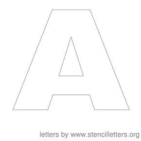 Here's a brand new set of printables for all of your diy projects! free printable letter stencils | Stencil Letters 12 Inch ...