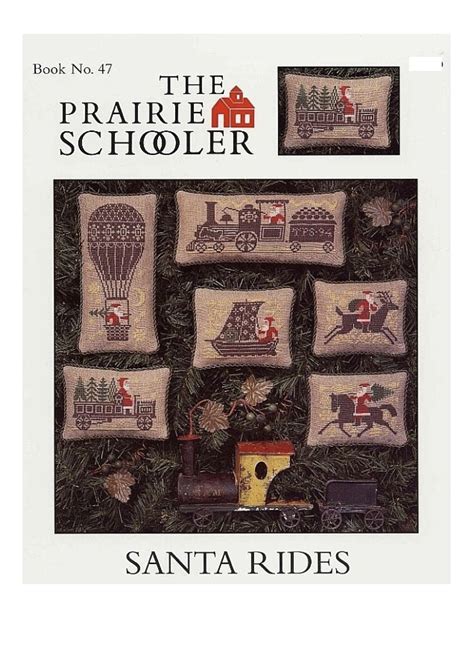 Maybe you would like to learn more about one of these? Book No.47_Santa Rides_1/5 | Santa cross stitch, Christmas ...