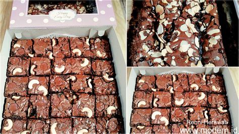 Resep tape panggang coklat keju susu sederhana. Resep Brownies Panggang Spesial - Modern.id