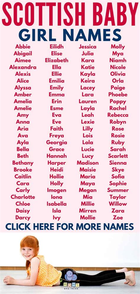 Scottish Baby Girls Names