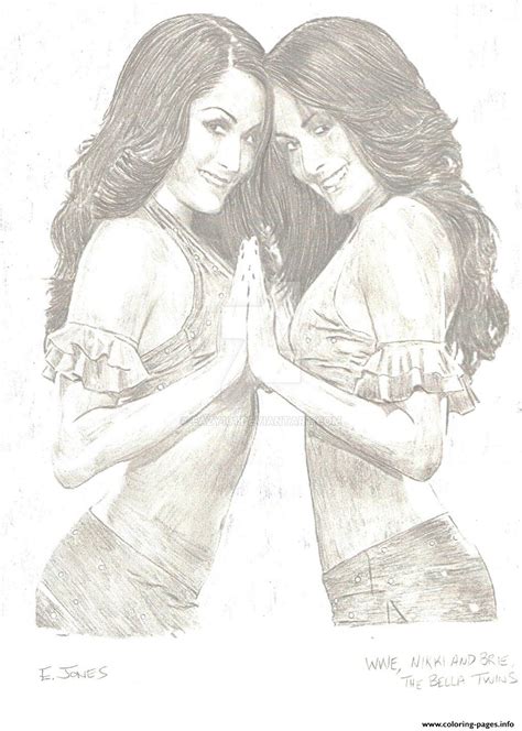 Showing 12 coloring pages related to bella name. Bella Twins Coloring Pages Printable