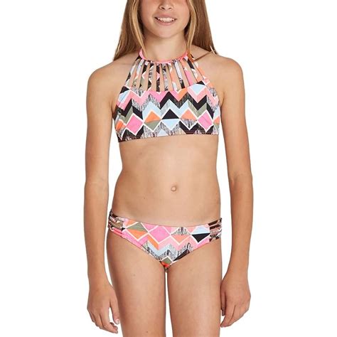 Growing restless, zelda, along with her aid impa, travel to gamelon to defeat ganon and rescue the king. Billabong Zigginz High Neck Bikini - Girls' | Backcountry.com