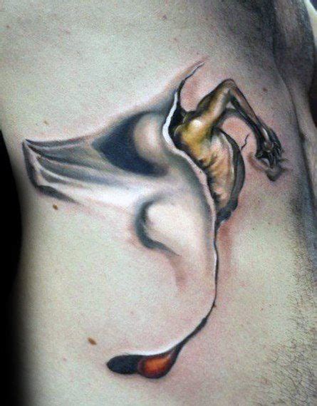 Salvador dalí was born on 11 may 1904, at 8:45 am, on the first floor of carrer monturiol, 20 in the town of figueres, in the empordà region, close to the french border in catalonia, spain. 50 Salvador Dali Tattoo Designs For Men - Artistic Ink Ideas