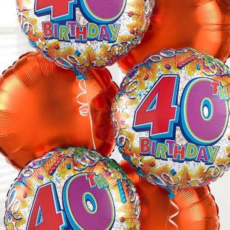 We also offer flowers and balloons delivered together for a special treat. 40th Birthday Balloon Bouquet Floral Expression Florist Leeds