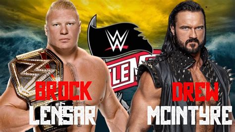 Nia jax & shayna baszler vs. Brock Lesnar vs Drew Mcintyre for WWE title championship ...