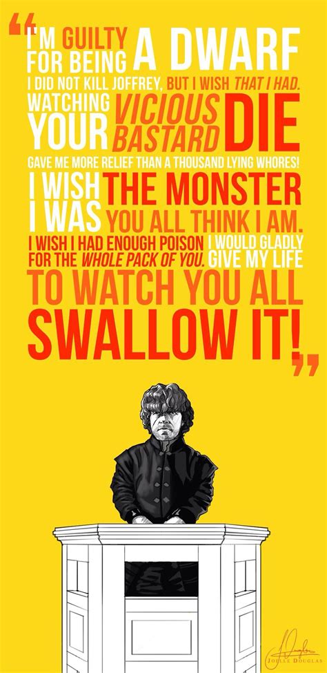 The most thought to keep in mind is that players gain money at the end of each game while spectators lose it for a ticket in order to see the gainful players display their skills. Tyrion Lannister on trial. Book 3. A Storm Of Swords ...