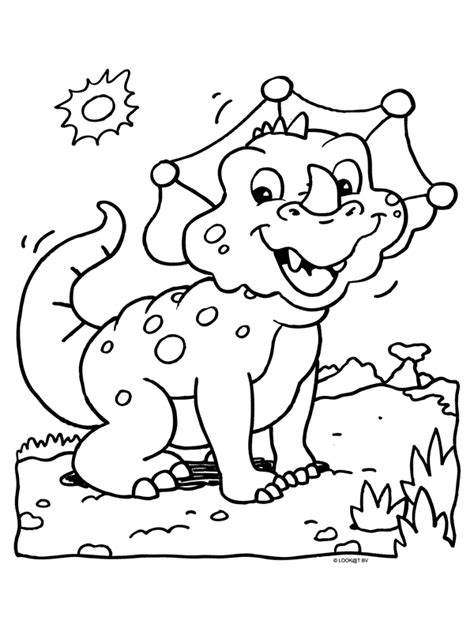 Een kleurplaat dinosaurus vinden kinderen natuurlijk helemaal te gek, kinderen zijn vaak dol op dino's. Kleurplaat: dino | Kleurplaten, Dinosaurus, Thema