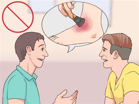 This gives color to the lighter side of the bruise. 4 Ways to Fake an Injury - wikiHow