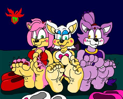 Amy big foot by pedrocorreia on deviantart rose pictures, amy rose, bigfoot, sonic. Sonic girls airing out by fruitgems -- Fur Affinity dot net