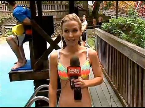 Bukkake festival number 17 lost video found. She Was Reporting The News In a Bathing Suit And Fellow ...