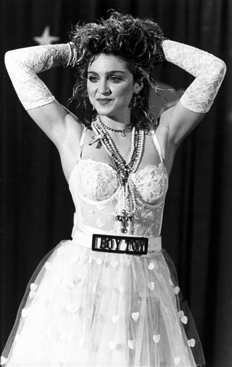 Madonna young madonna rare 1980s madonna lady madonna rosanna arquette 80s theme party outfits madonna looks divas madonna costume. Madonna's 57th Birthday: Her Most Iconic Fashion Moments