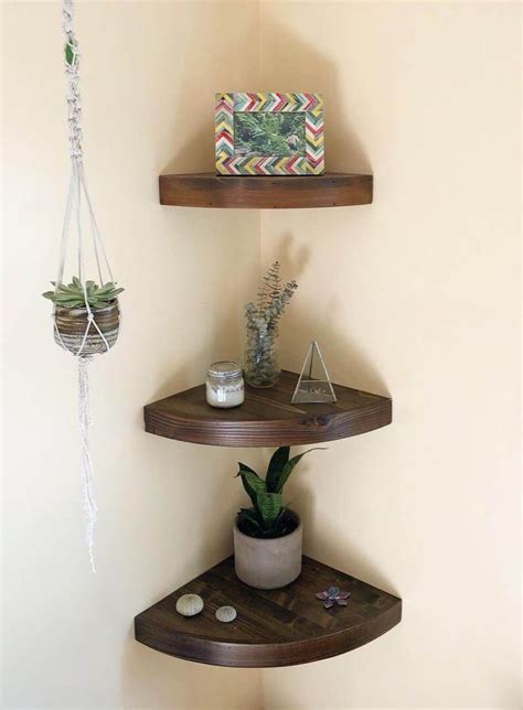 Styling a bookcase requires an eye for balance, color and design, and these 37 bookshelf ideas make the process look easy. 51+Useful DIY Corner Shelves - XKWDM | Corner shelf design ...