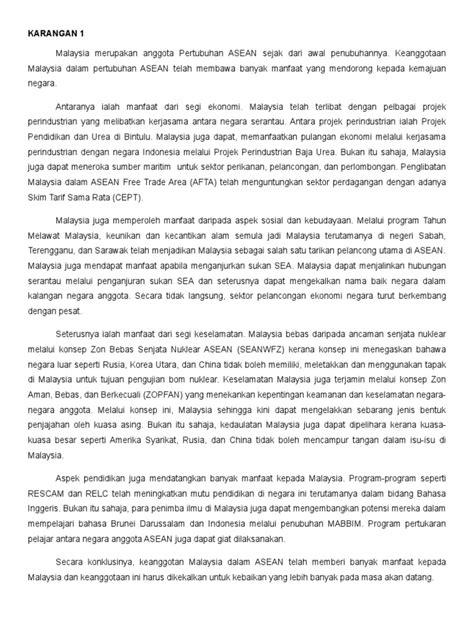 Mungkin kebanyakan pelajar akan mengetahui tentang hal ini. Contoh Karangan Penggal 3 PENGAJIAN AM