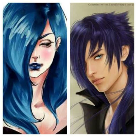 As well as other reasons i'm sure you'd be able to come up with. Blue Hair Anime character Female and Male | Anime Amino