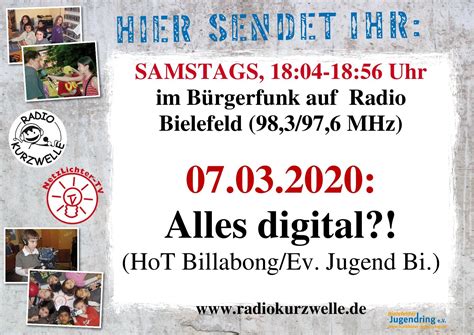 32,402 likes · 2,373 talking about this · 735 were here. Radio Kurzwelle im März - Bielefelder Jugendring e.V.