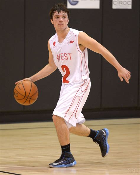 Basketball courts come in different sizes. The Hunger Games France: Josh Hutcherson au CIROC Court ...