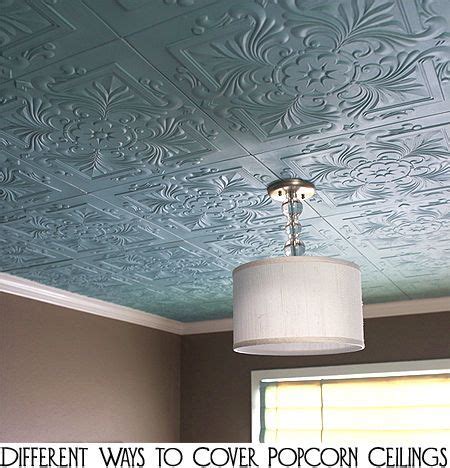 Ceiling ideas → covering popcorn ceiling with drywall images. Different Ways to Cover Popcorn Ceilings | Covering ...