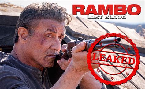 The eventual movie would find rambo living in thailand where he captures snakes for a living and is hired by a group of christian. Rambo Last Blood Full HD Movie Leaked Online to Download ...