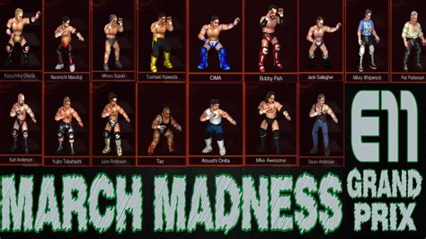 It's officially time for march madness. Fire Pro Wrestling World E11 (March Madness Grand Prix ...