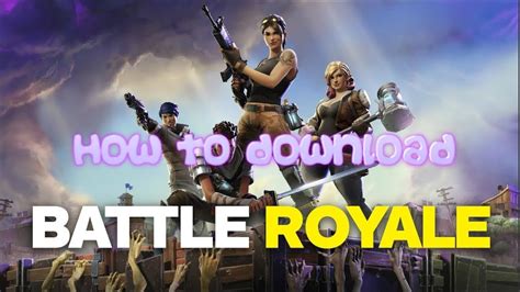 Battle royale games are a genre of video games in which many players using an online server are placed in an environment with minimal equipment. HOW TO DOWNLOAD FORTNITE BATTLE ROYALE FREE - YouTube