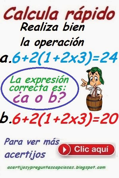 Las preguntas capciosas intentan dejar en evidencia a aquel que responde. Acertijos matemáticos y preguntas capciosas: Una de las ...