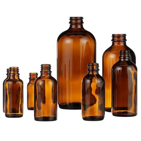 Notify me when in stock. 2 oz Amber Glass Boston Round Bottle - 20-400 Neck Finish