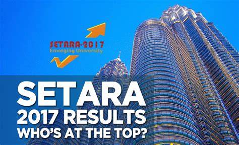 Currently, the university of malaya ranks 59th in the qs top universities. SETARA 2017 Results: Who - StudyMalaysia.com