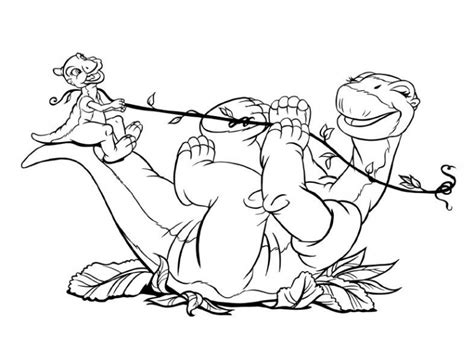 Who are the main characters in the land before time? Little Foot Coloring Pages at GetDrawings | Free download