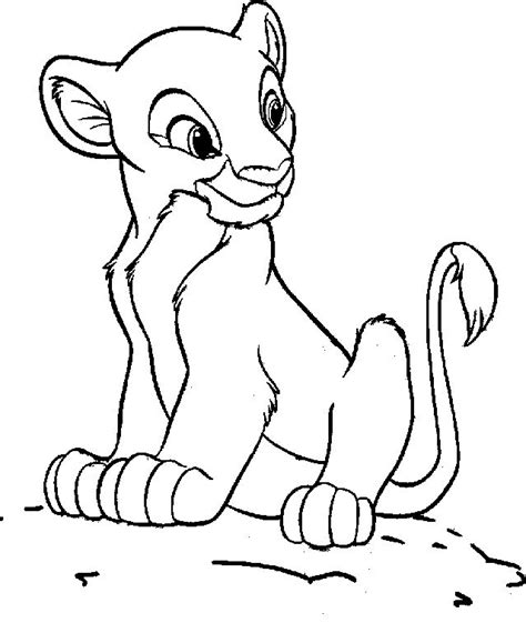 Nos coloriages gratuits pour adultes et enfants, de la bande dessinée à la merveille. Baby Lion King Coloring Pages | Lion king, Coloring pages ...