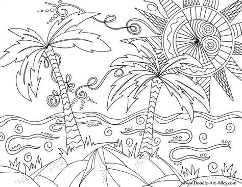 Signup to get the inside scoop from our monthly newsletters. Picture | Beach coloring pages, Summer coloring pages, Coloring pages