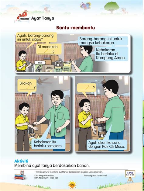 Gotong royong persoalan bagi masyarakat urban adalah bagaimana via pinterest.ca. Bahasa Melayu Tahun 1 Sk Bt Pages 101 150 Text Version ...